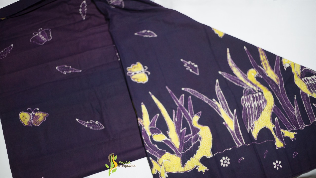 produk banyumas batik tulis motif burung dan kupu