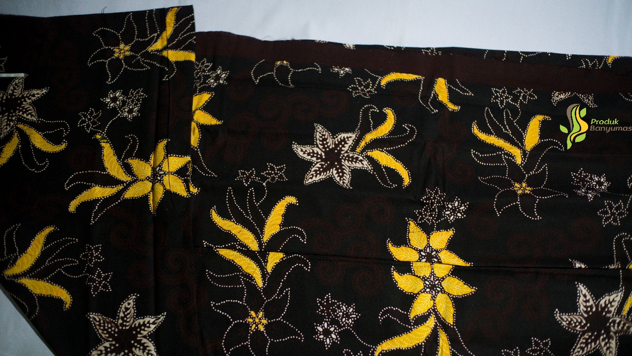 produk banyumas batik semi tulis motif bunga kenanga