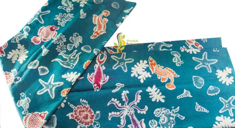 produk banyumas batik tulis motif biota laut