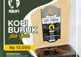 nakopi tubruk kopi gula siap seduh