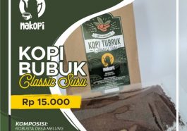 nakopi tubruk kopi susu siap seduh