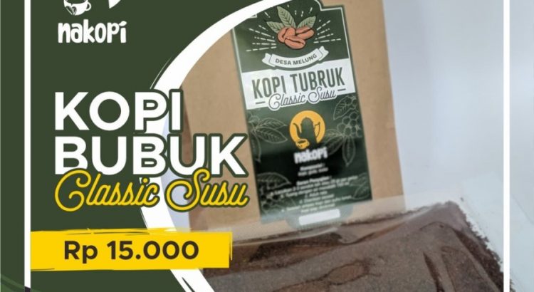 nakopi tubruk kopi susu siap seduh