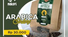 nakopi kopi biji arabika sindoro