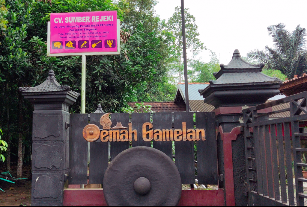 produk banyumas gamelan jawa desa pekunden banyumas